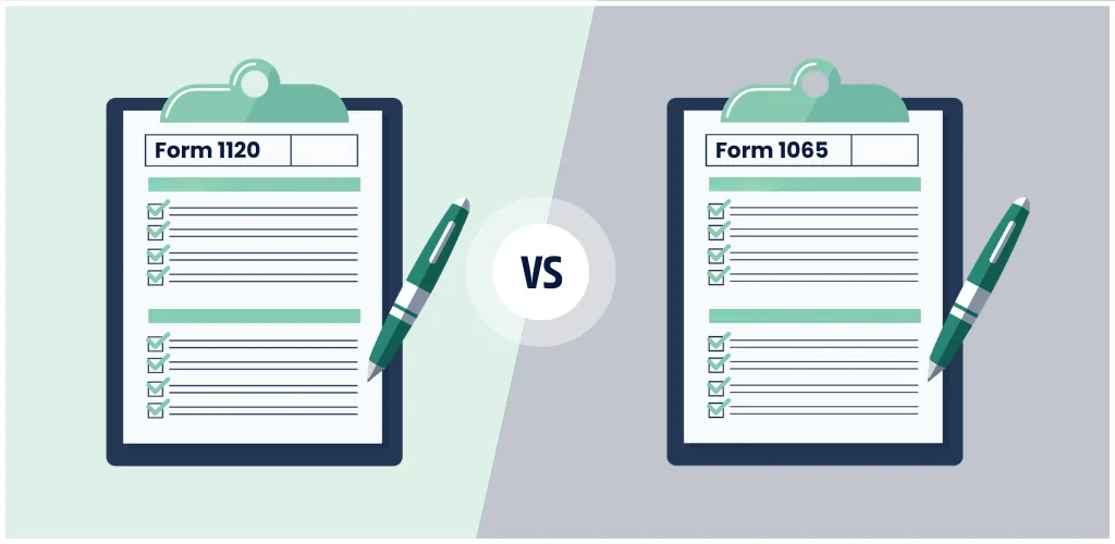 Differences Between Form 1120 and Form 1065